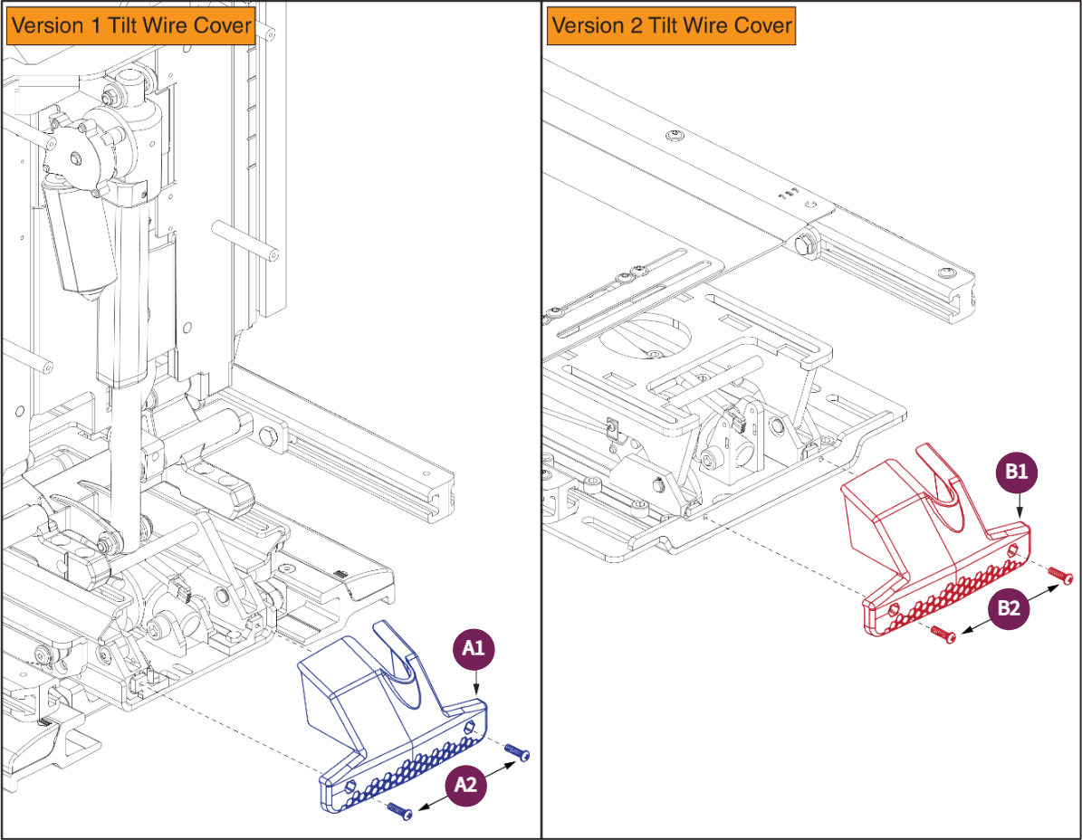 Rear Wire Covers, TB3