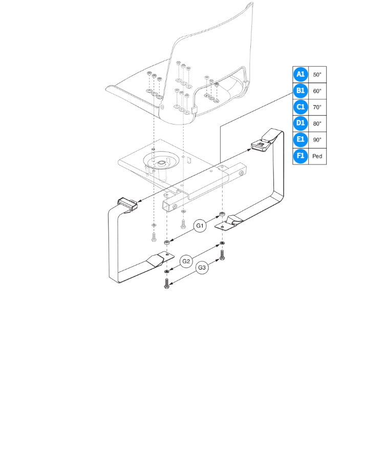 Lap Belt Assembly-Molded Plastic Seat