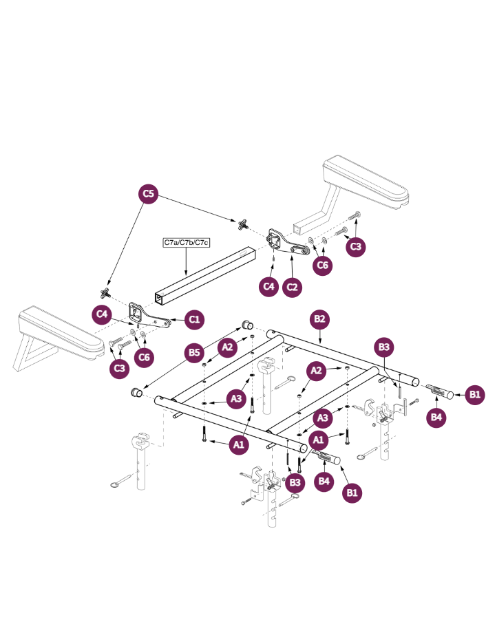 H-Frame-LTD Recline Seat-115 Ltd Recline 16D-20D
