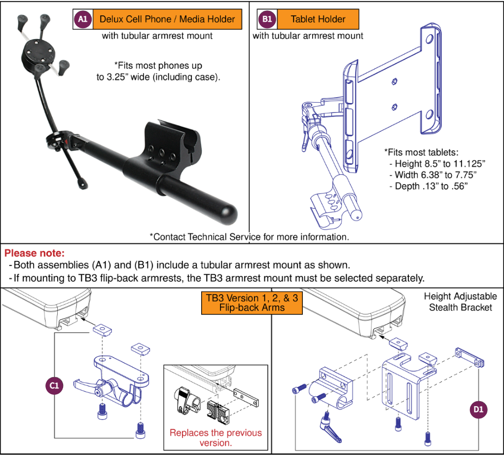 Cell Phone and Tablet Holder