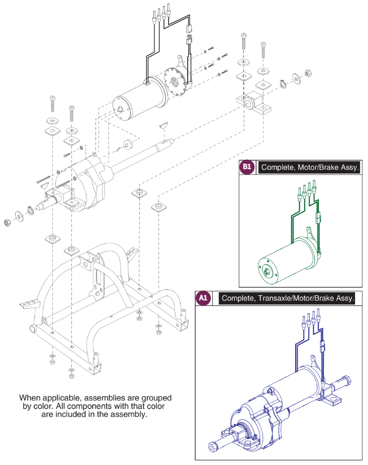 Drive Assy, JD, For S40X/S44X Models
