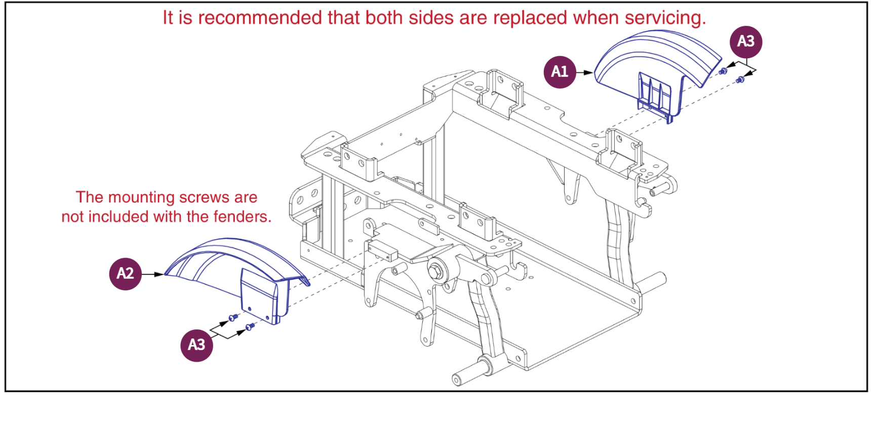 Fender Shrouds without Lights, Q6 Edge 2.0/3