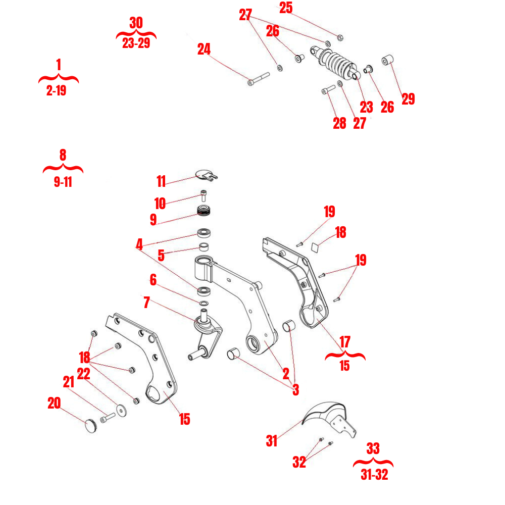 Suspension Rear Right