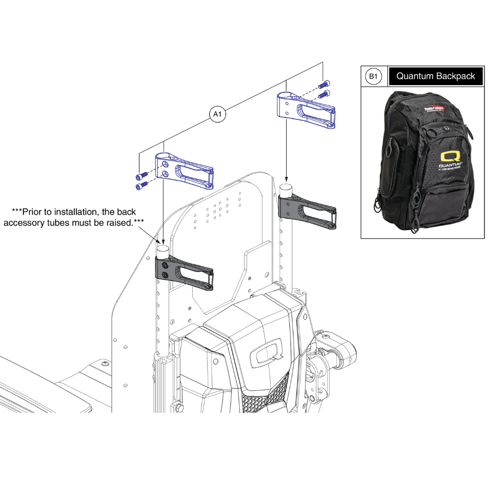 Backpack Holder, TB3