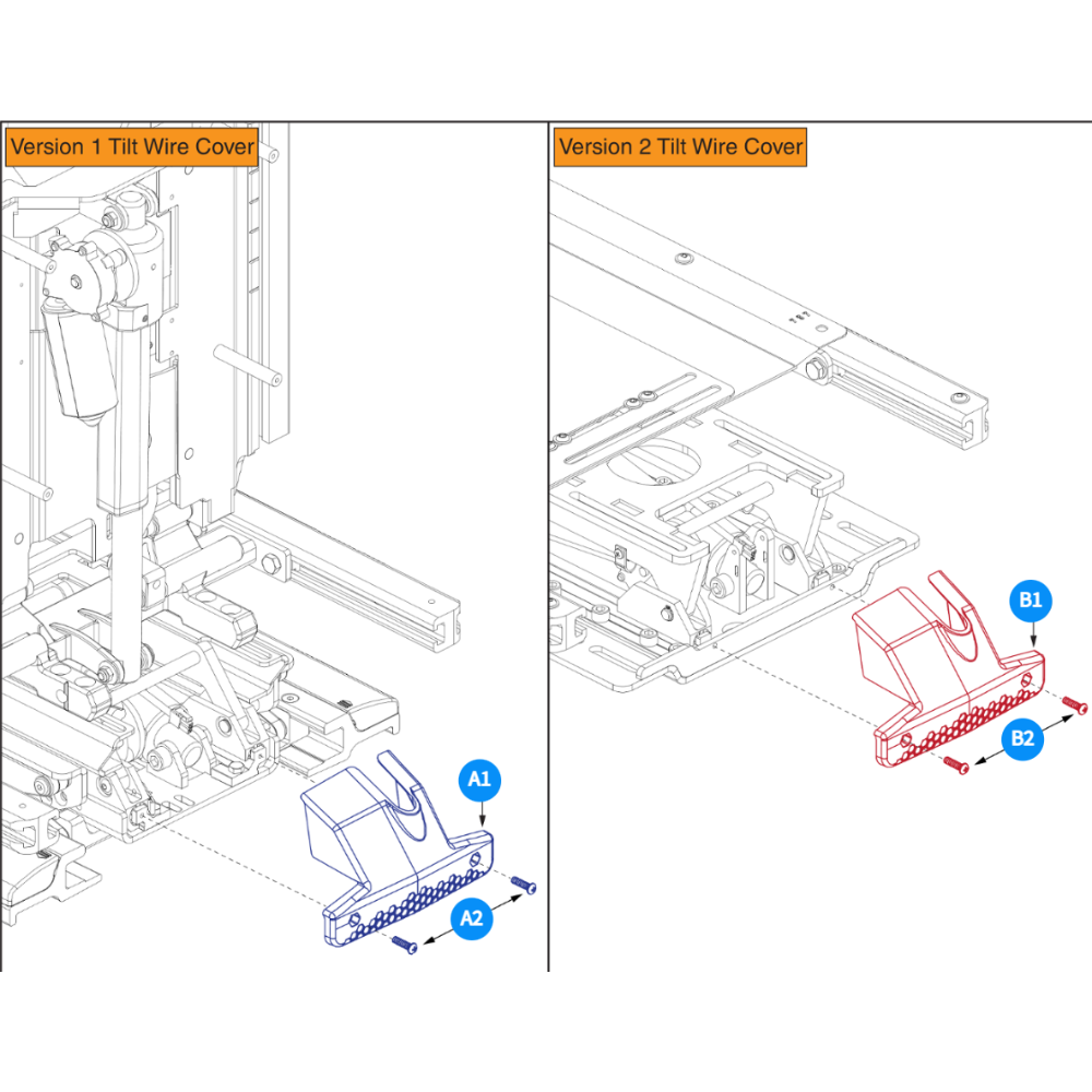 Rear Wire Covers, TB3
