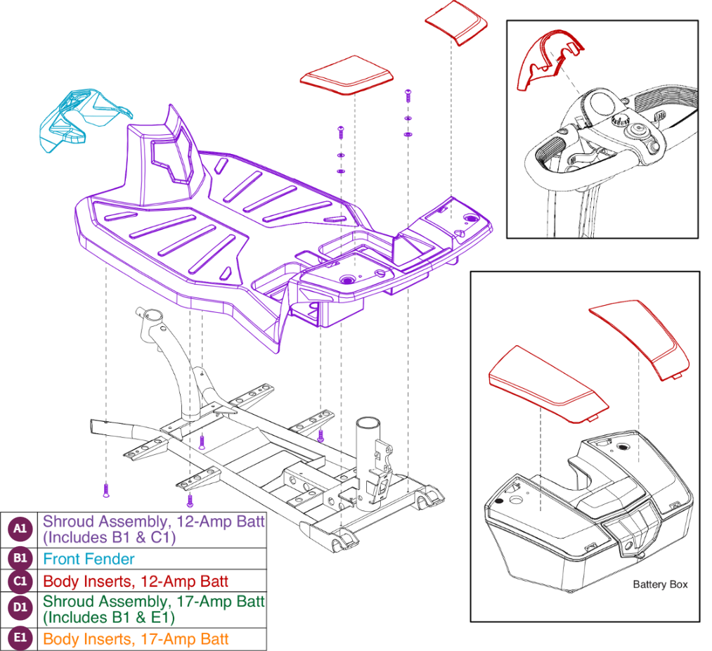 Body Shroud, 3-Wheel, Go-Go LX