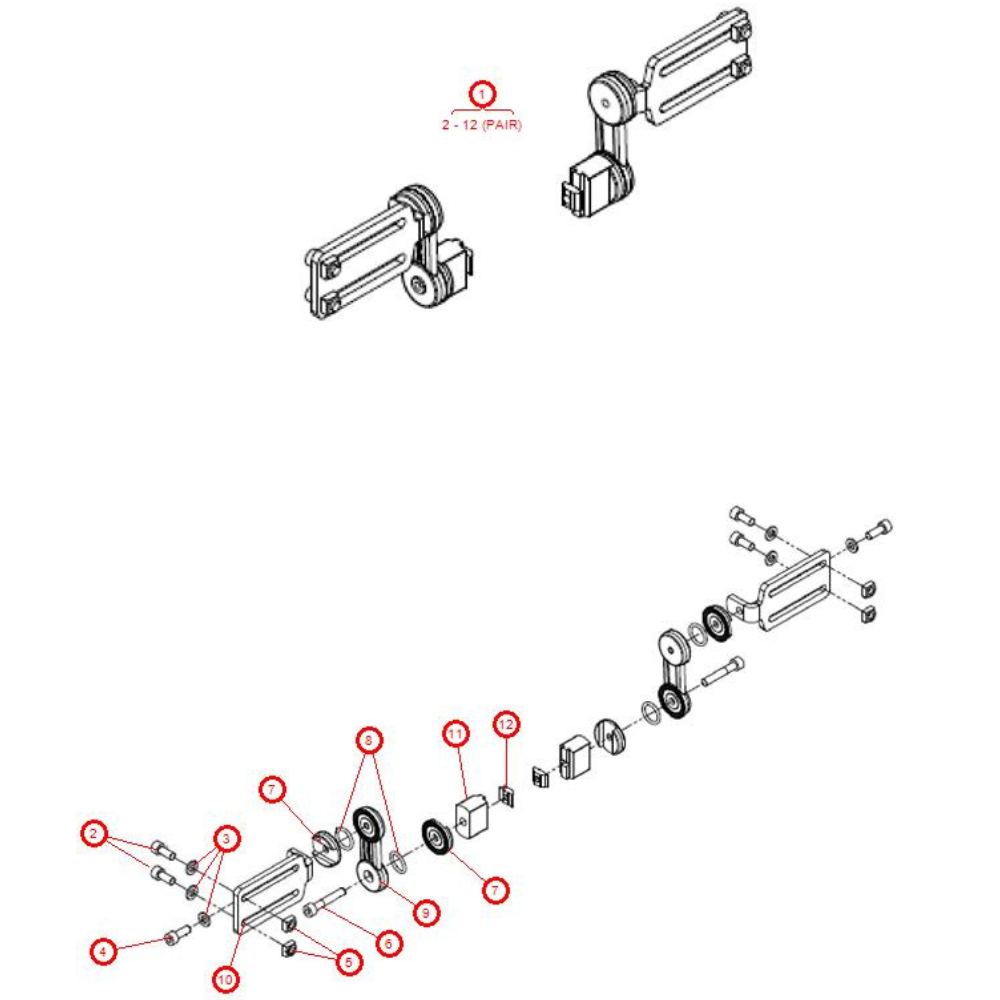 Calf Support Bracket