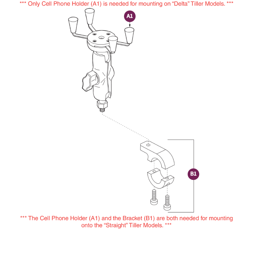 Cell Phone Holder (Scooter)