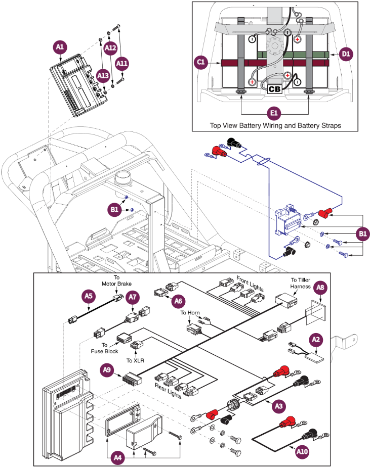 Controller & Rear Electronics, Pursuit Sport-MV714