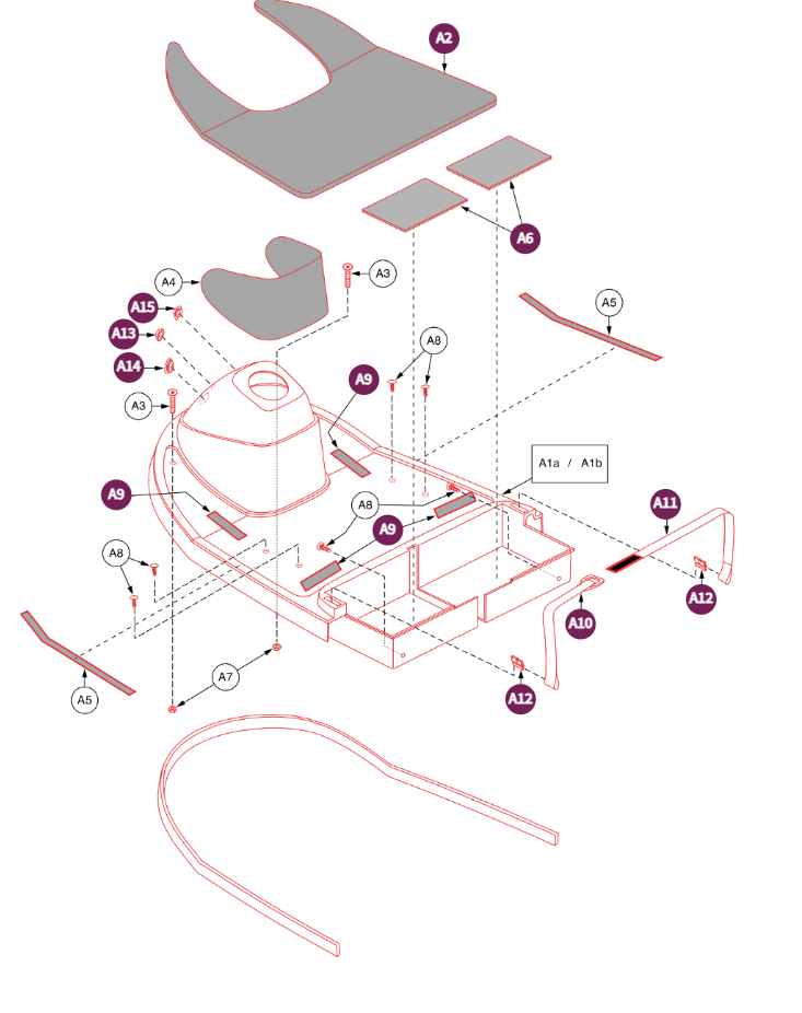 Front Shroud, 3 Wheel, Maxima