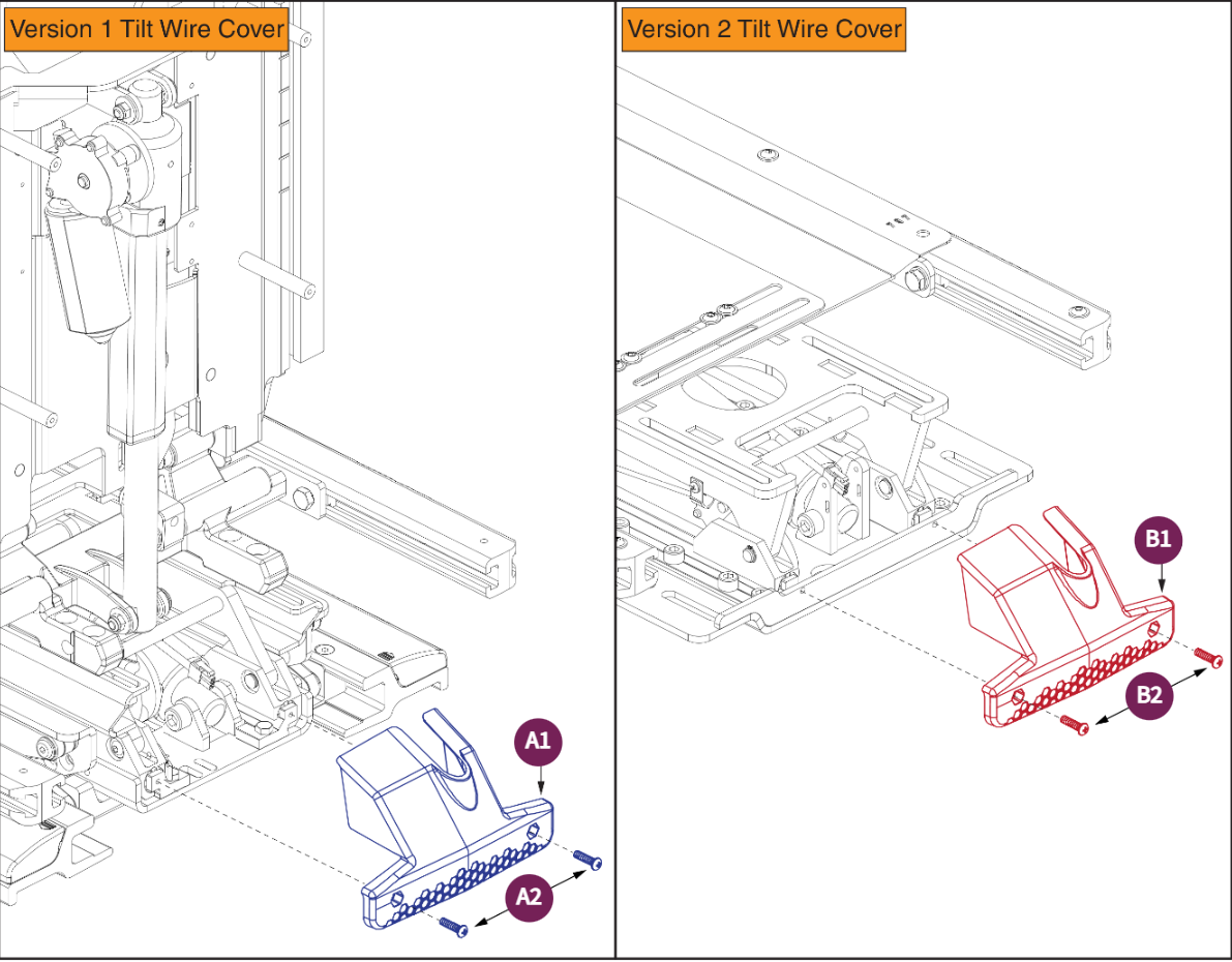 Rear Wire Covers, TB3