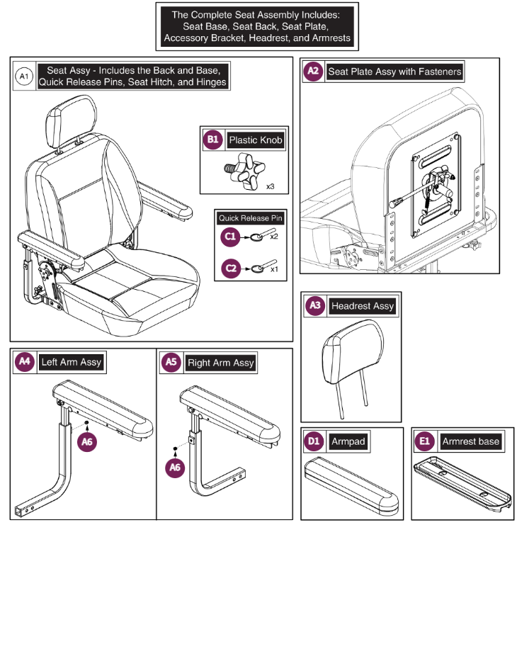 Black Vinyl CRS Hi-Back(CRS 20, Shuxin)20"W x 20"D