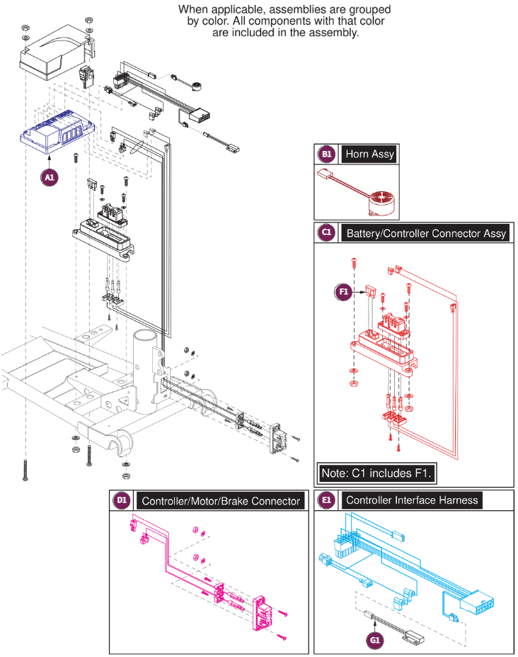 4-Wheel, Dynamic Controller Assy.