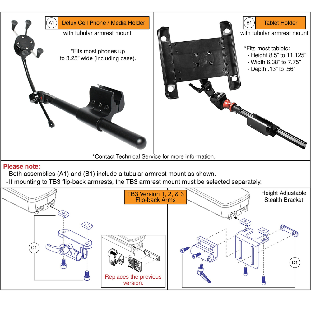 Cell Phone and Tablet Holder