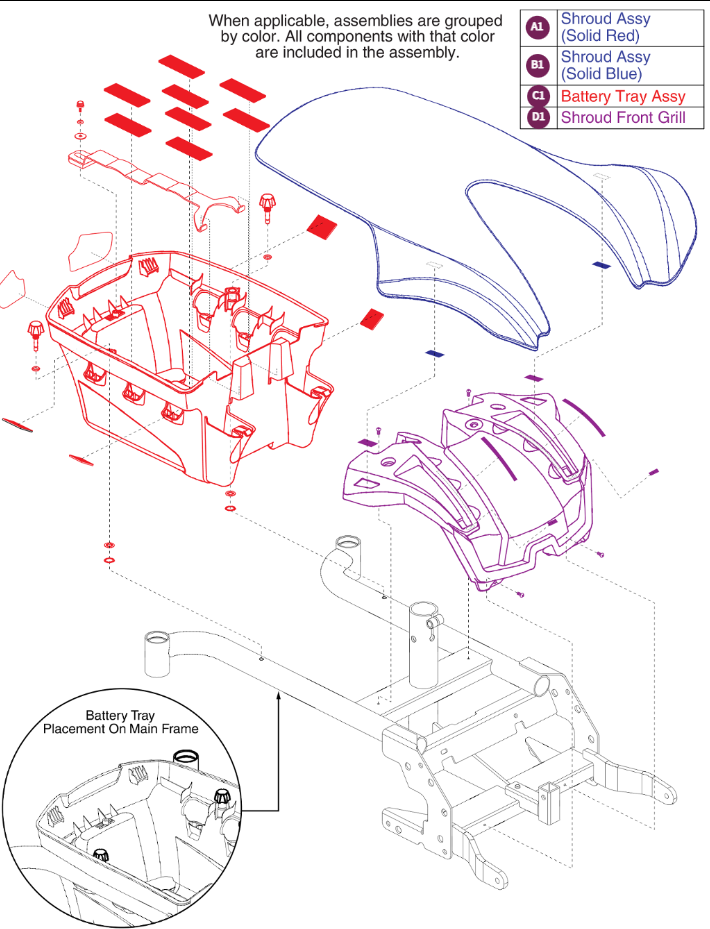 Shroud Assy Elite,Fleet-S/N begining w/JB1 or JB3