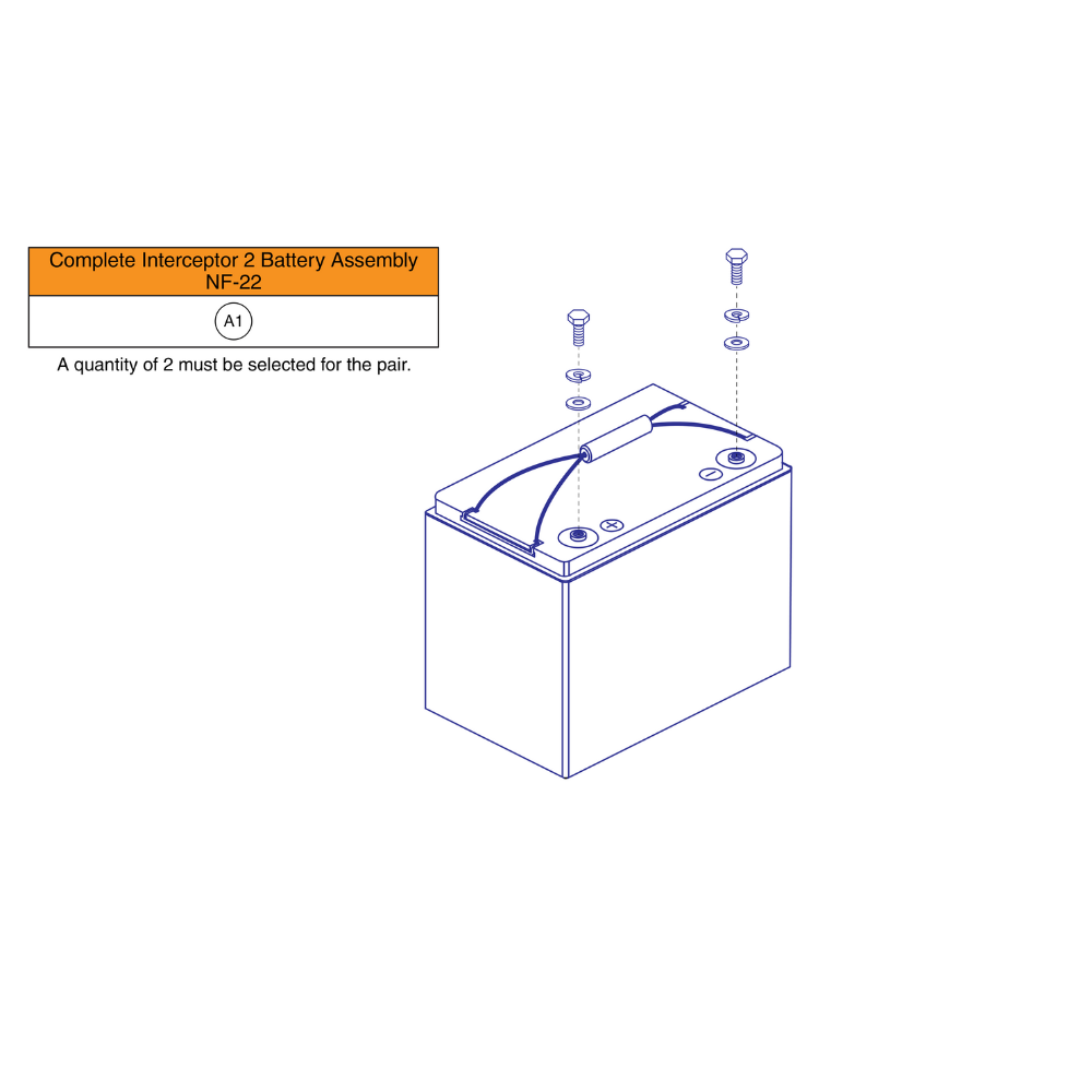 NF22 Battery Assembly, Interceptor 2