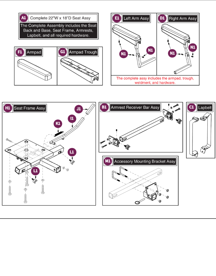 Black Vinyl Deluxe Contour Med Back 22"Wx18"D