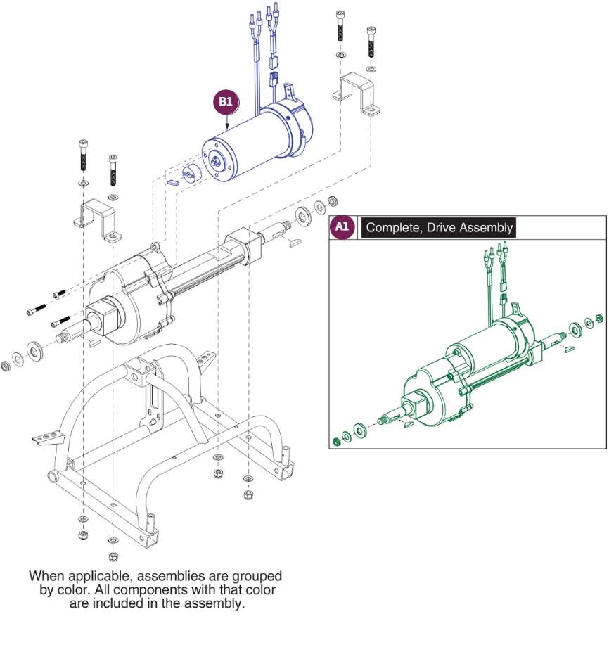 Drive Assy, Linix, For S39/S49 Models
