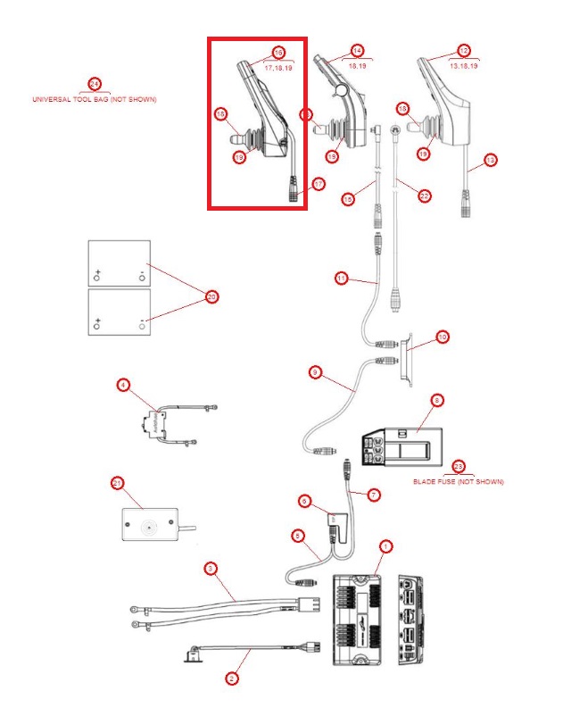 R-Net Color Joyst Module schematics