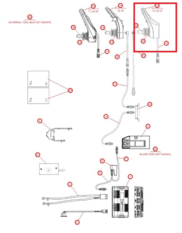 R-Net JSM LED joystick schematics