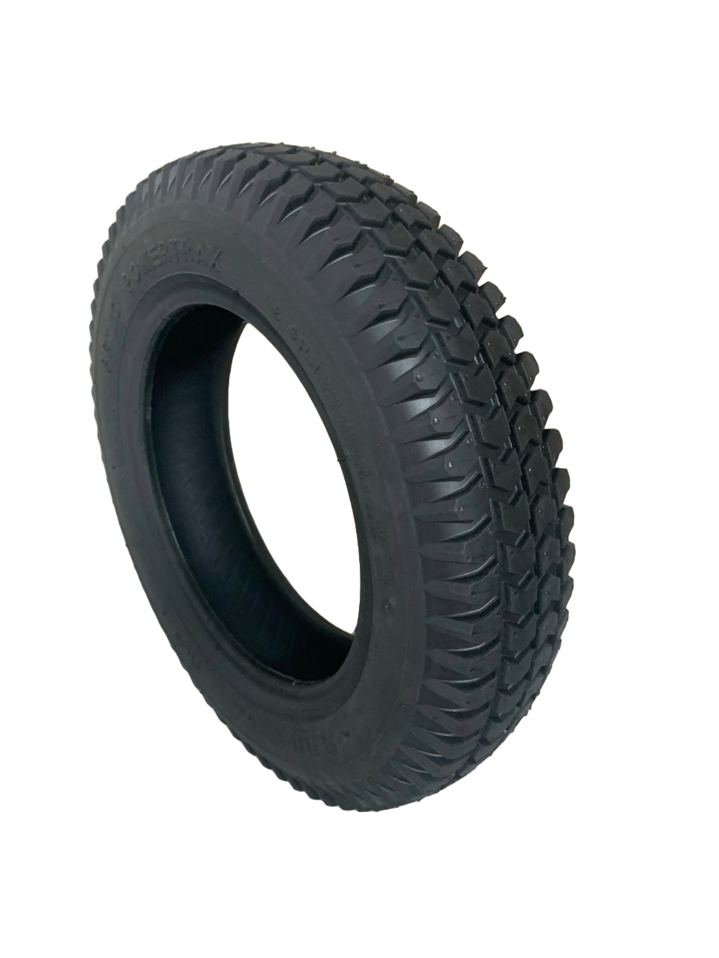Drive Tire, Black 14"x 3" front right
