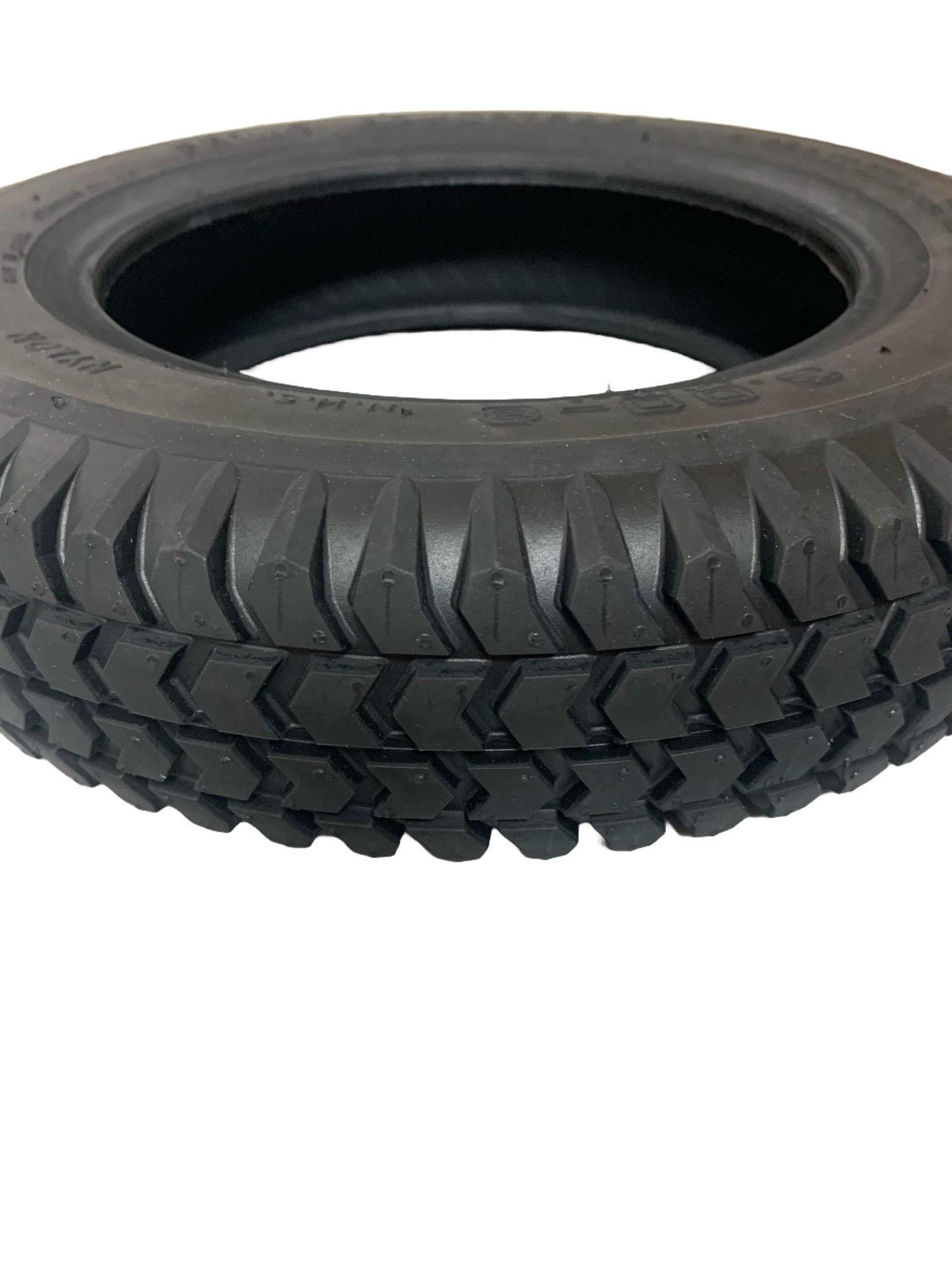 Drive Tire, Black, 14"x 3" side view