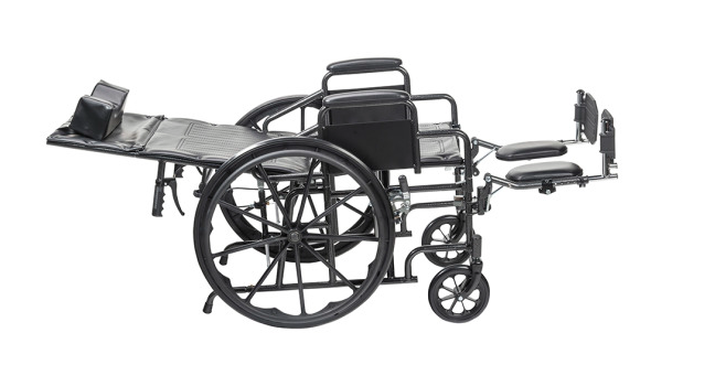 Silver Sport Recliner Flat