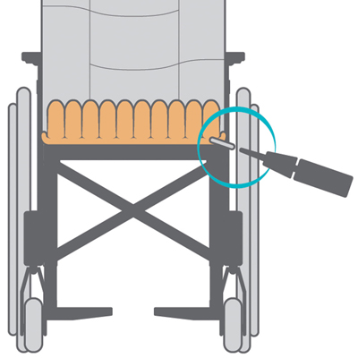 Easy handling and access to air valve
