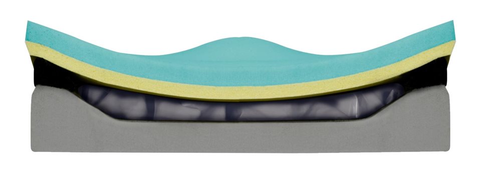 MemGel Swirl Memory Foam