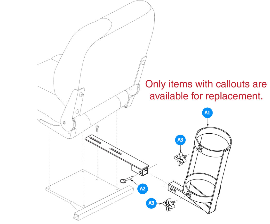 Oxygen Tank (O2) Holder-Jet