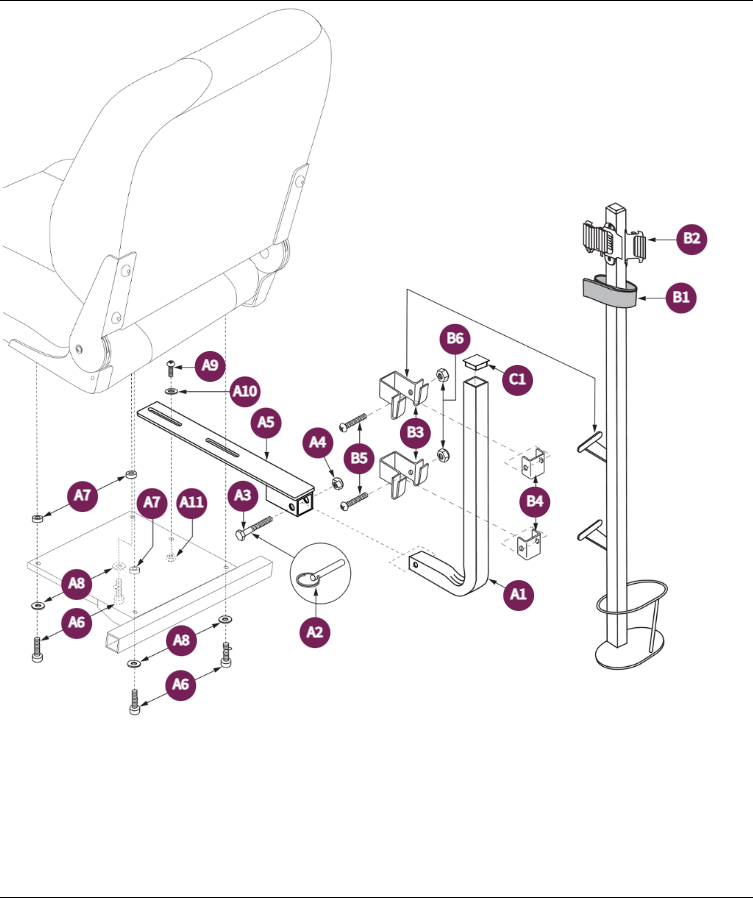 Cane/Crutch Holder-Jet