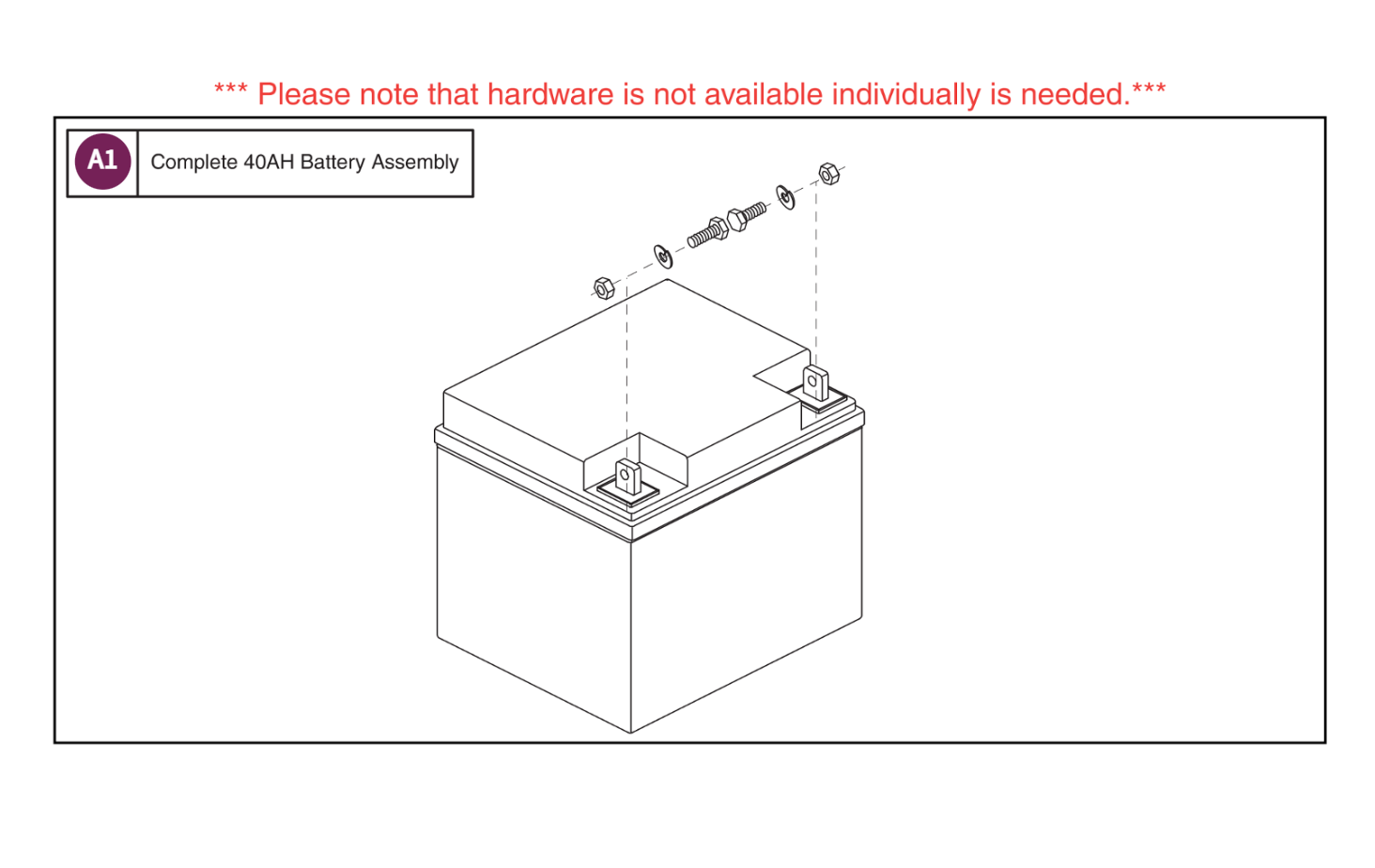 Universal, 40 AH, AGM