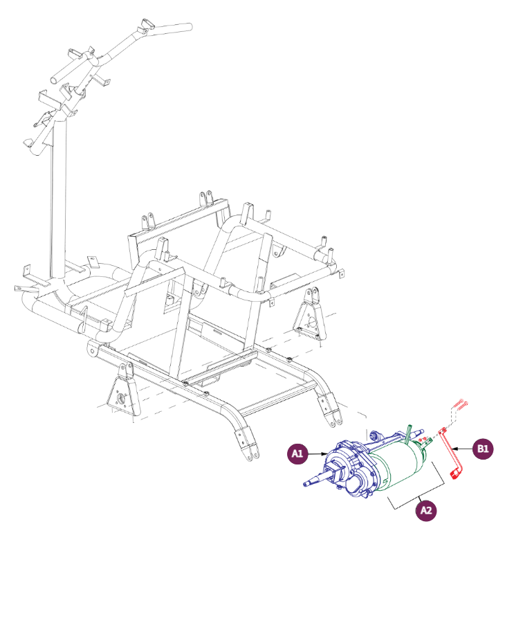 M8, 20 KHP Motor Assy, Raptor