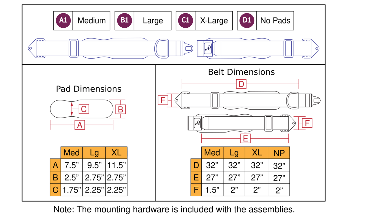 Stealth Lap Belts, Q-Captains Seat