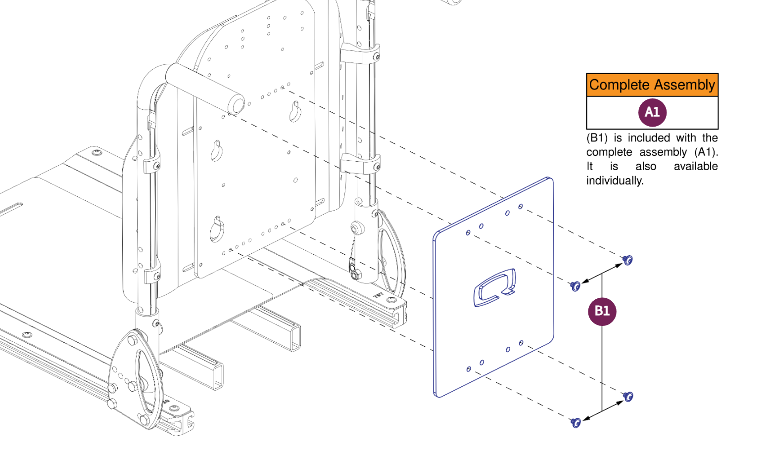 Cosmetic Cover, Static Seat with No Electronics