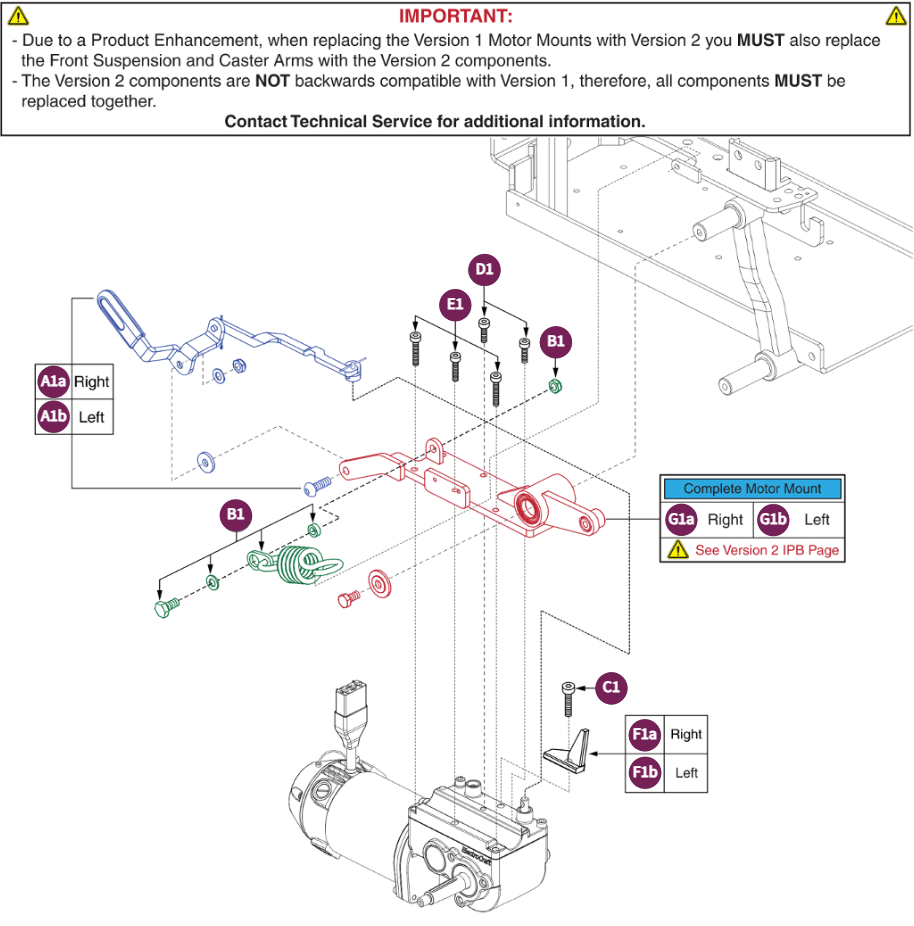 Freewheel Lever,Motor Mt,Suspension Assy V1 J600ES