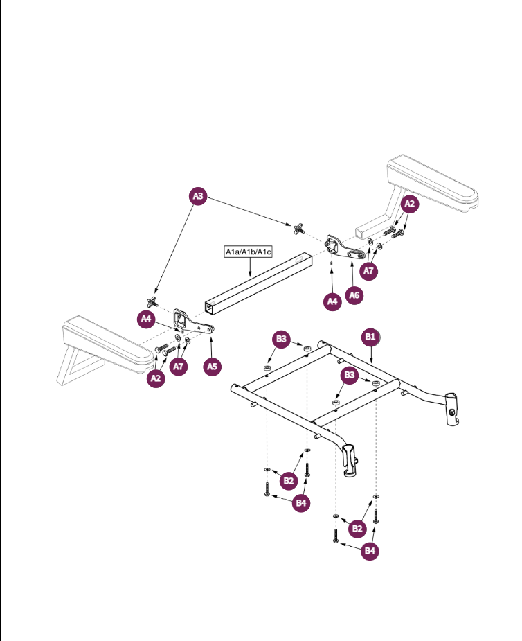 H-Frame- 16-20Wx20D,LTD Recline, ELR/SA