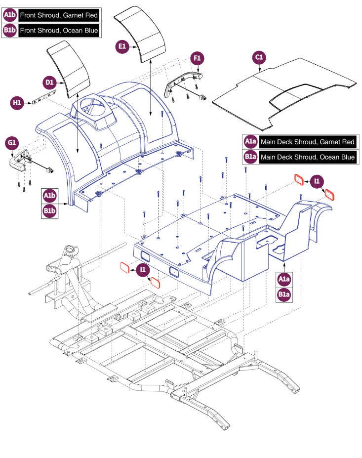 4Whl Main Shroud Assy