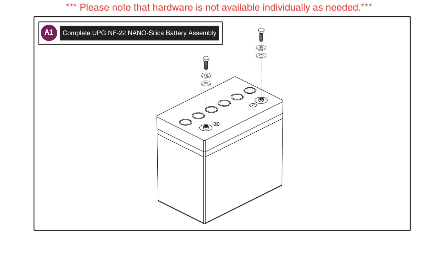 NF-22 UPG, NANO-Silica Battery Assy