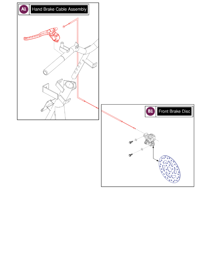 Hand Brake Assy, BAJA Raptor 2, 4WHEEL
