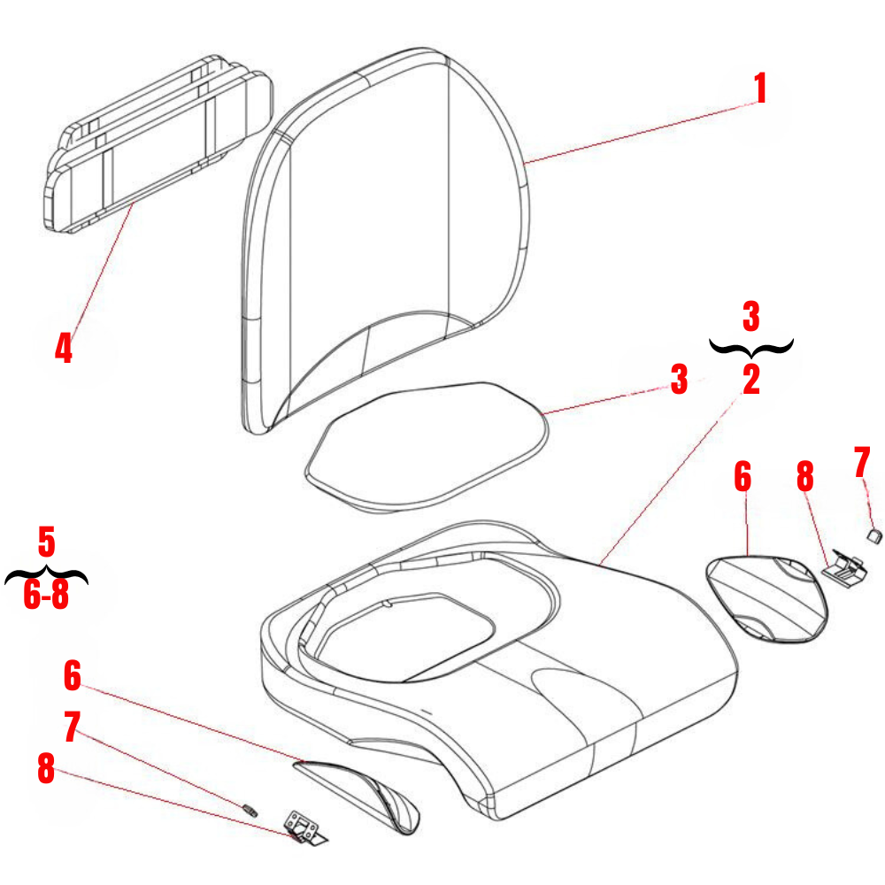 Seat-Back Cushions and Supports