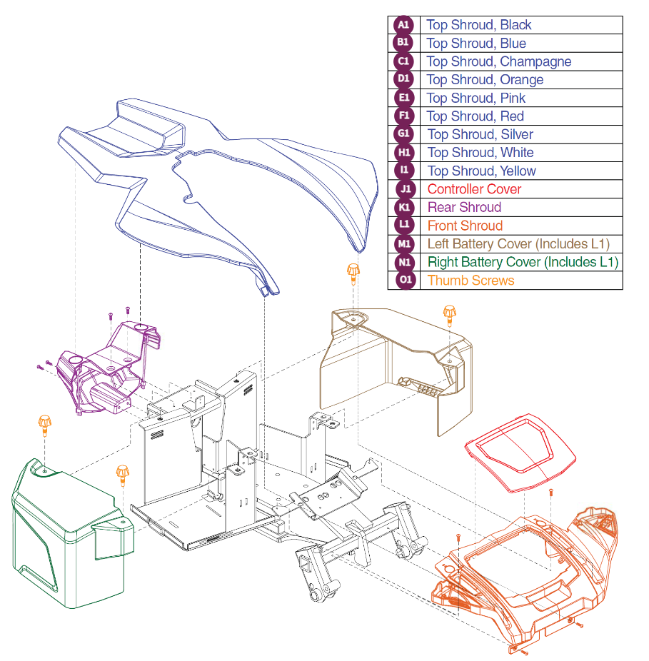 Shroud Assy, Jazzy Air