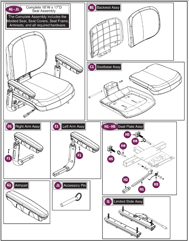 Black Vyl,Molded,Deluxe Stadium(Shuxin)18"W X 17"D