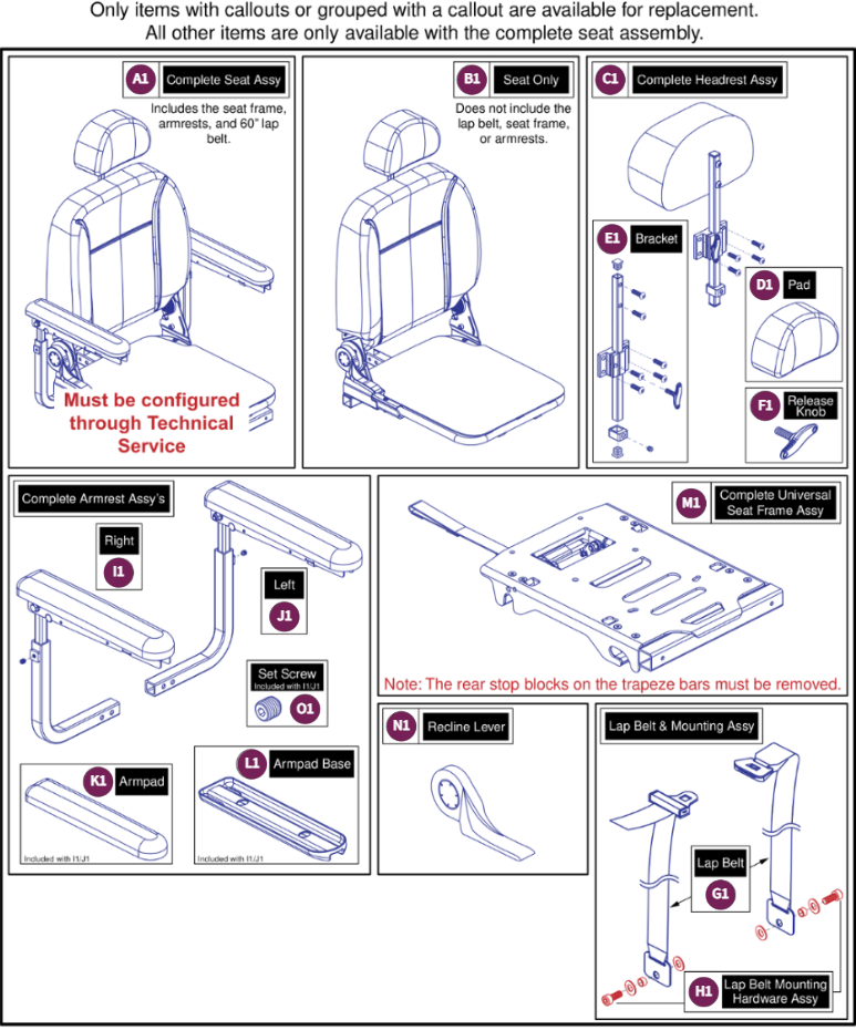 18"Wx18"-20"D Comf Seat,SolidSeatPan,Ltd. Recline