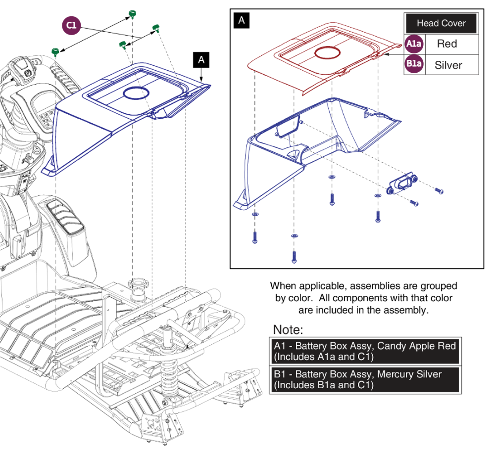 Battery Box Shroud, All Colors