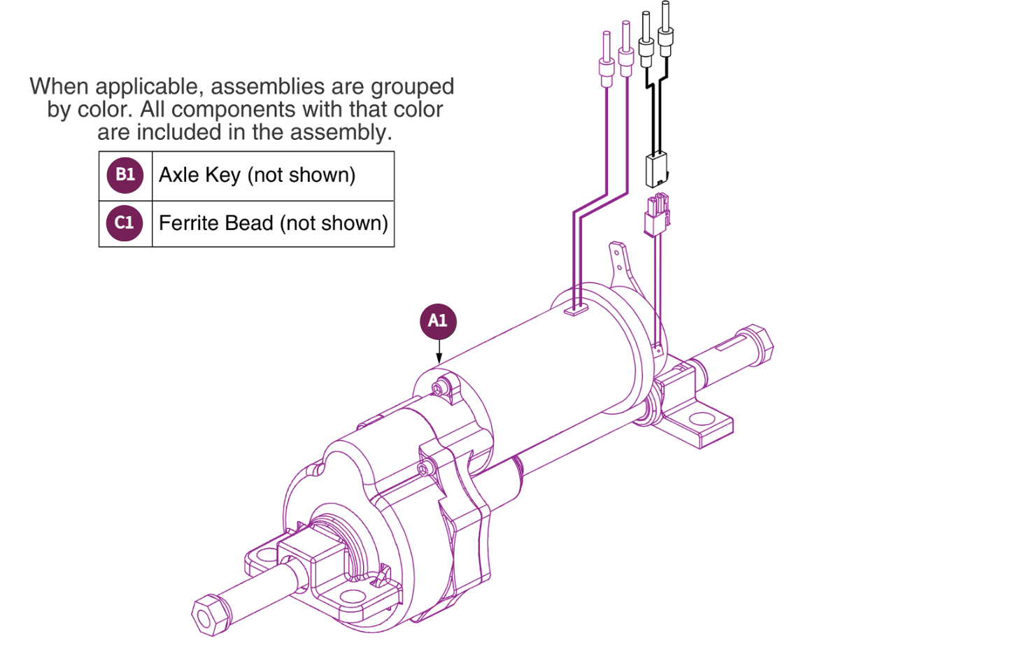 Transaxle Motor/Brake Assy