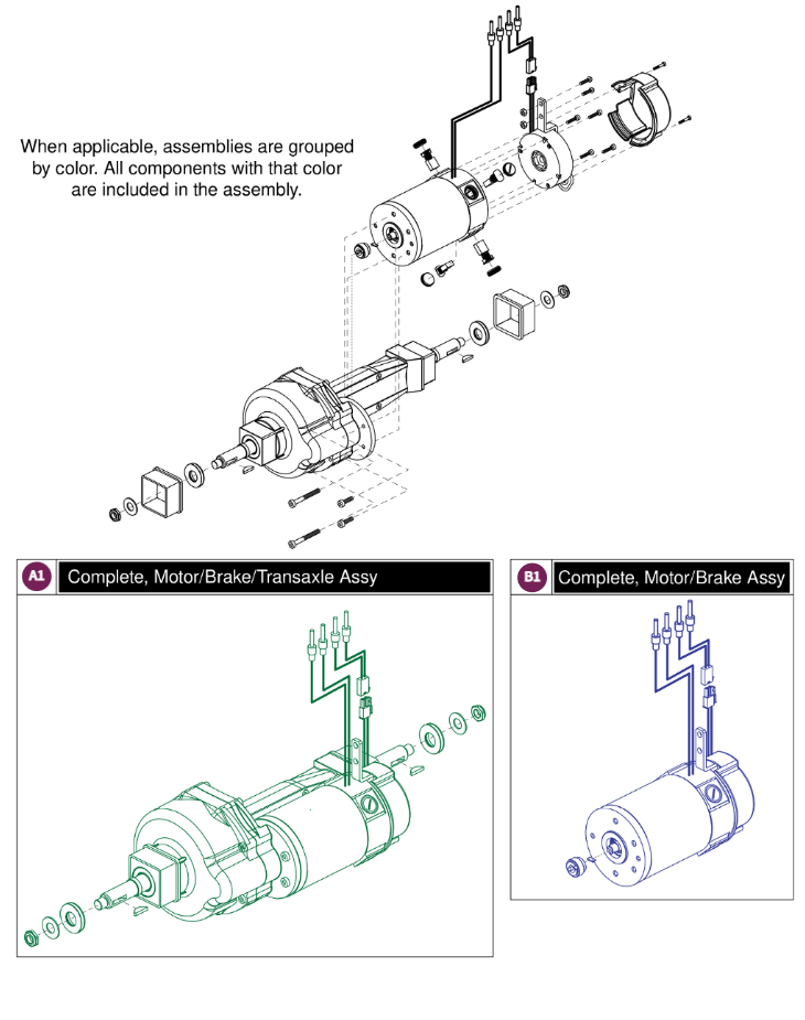 Feishen T2 Motor (For Model# End in 1022&Sub)