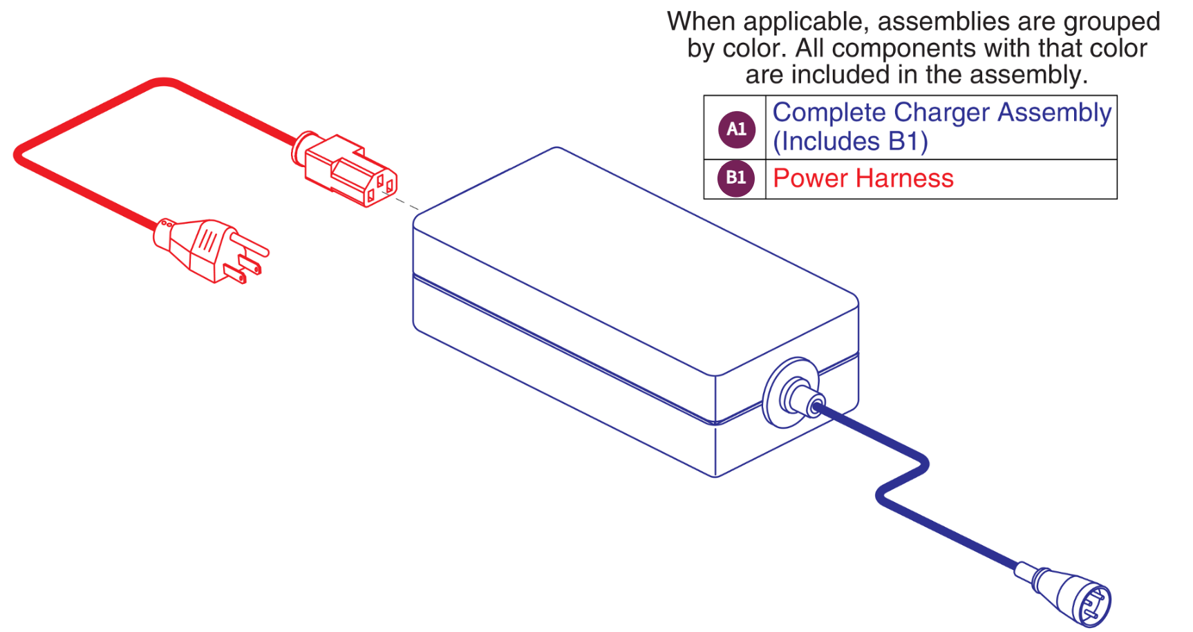 Charger Assy, Off-board, 2 Amp
