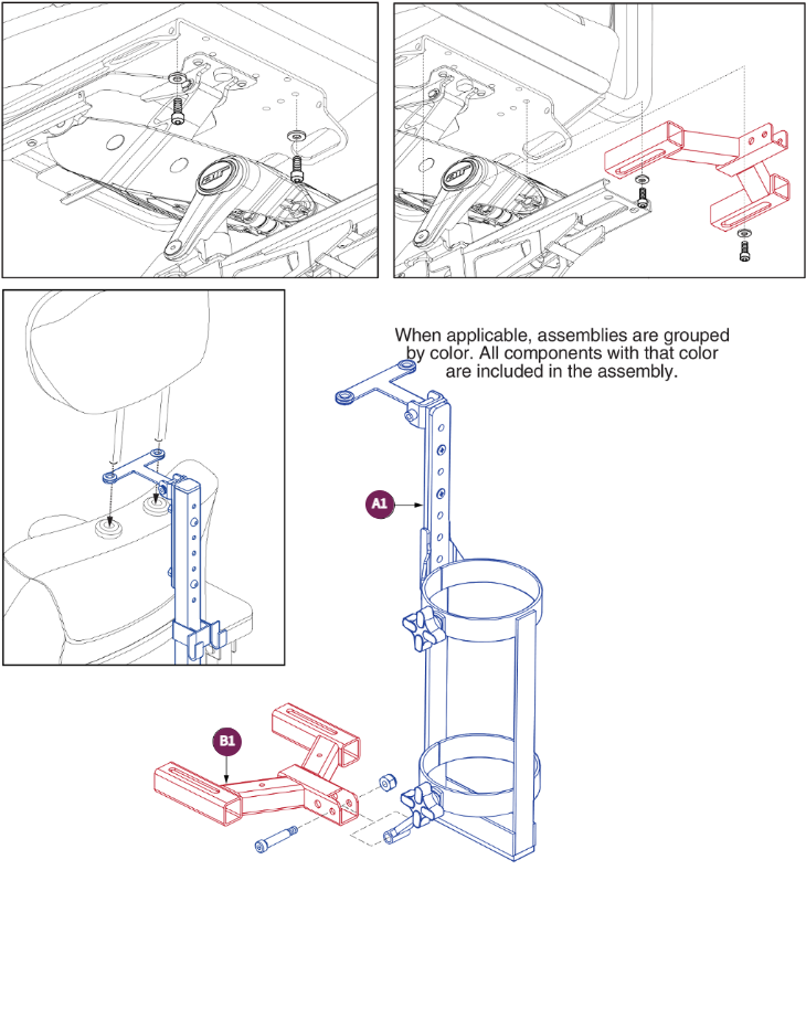 Oxygen Holder Assy, Jazzy Air2
