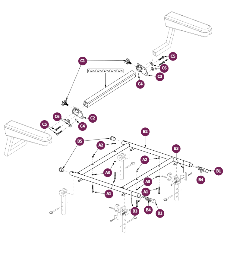 H-Frame-Pinchless Hinge-SolidSeatPan 16W-24W